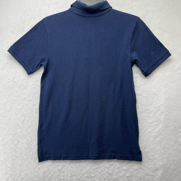 The Children's Place Polo Shirt Boy's L Navy Blue Collared Short Sleeve Pullover - Picture 2 of 12